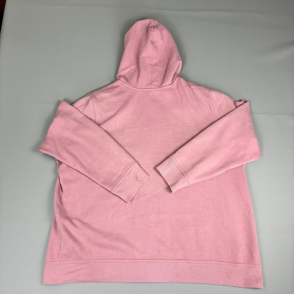 Full Zip Hoodie Women's 3X Plus Mauve Fleece L.L. Bean Gorpcore Work Wear Rugged - Picture 3 of 16